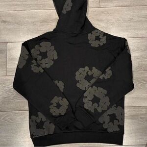 Men's Black Graphic Hoodie